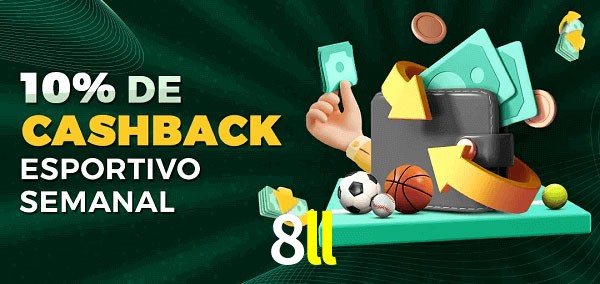 10% de bônus de cashback na 8ll