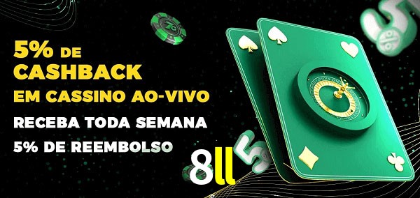 Promoções do cassino ao Vivo 8ll